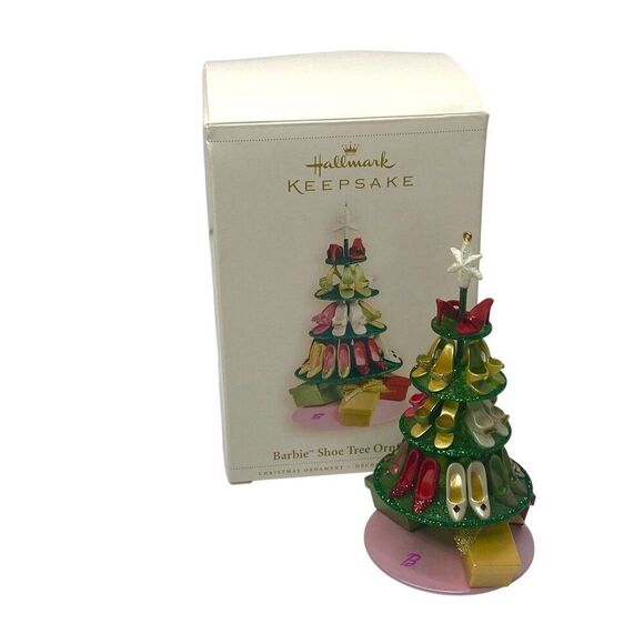 Barbie Shoe Tree Hallmark Ornament 2006 NIB - Picture 1 of 7